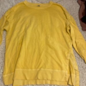 yellow oversized sweater size extra large from Old Navy